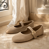 Ballerines Mary Jane en Daim
