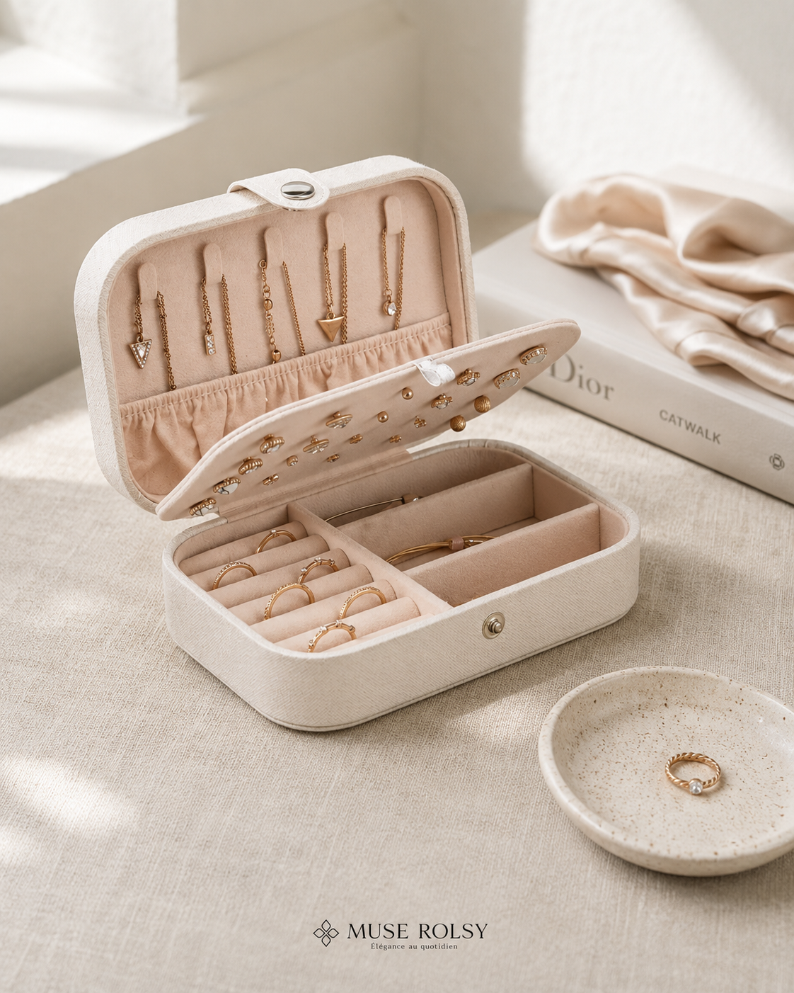 Coffret à Bijoux Nomade en Cuir