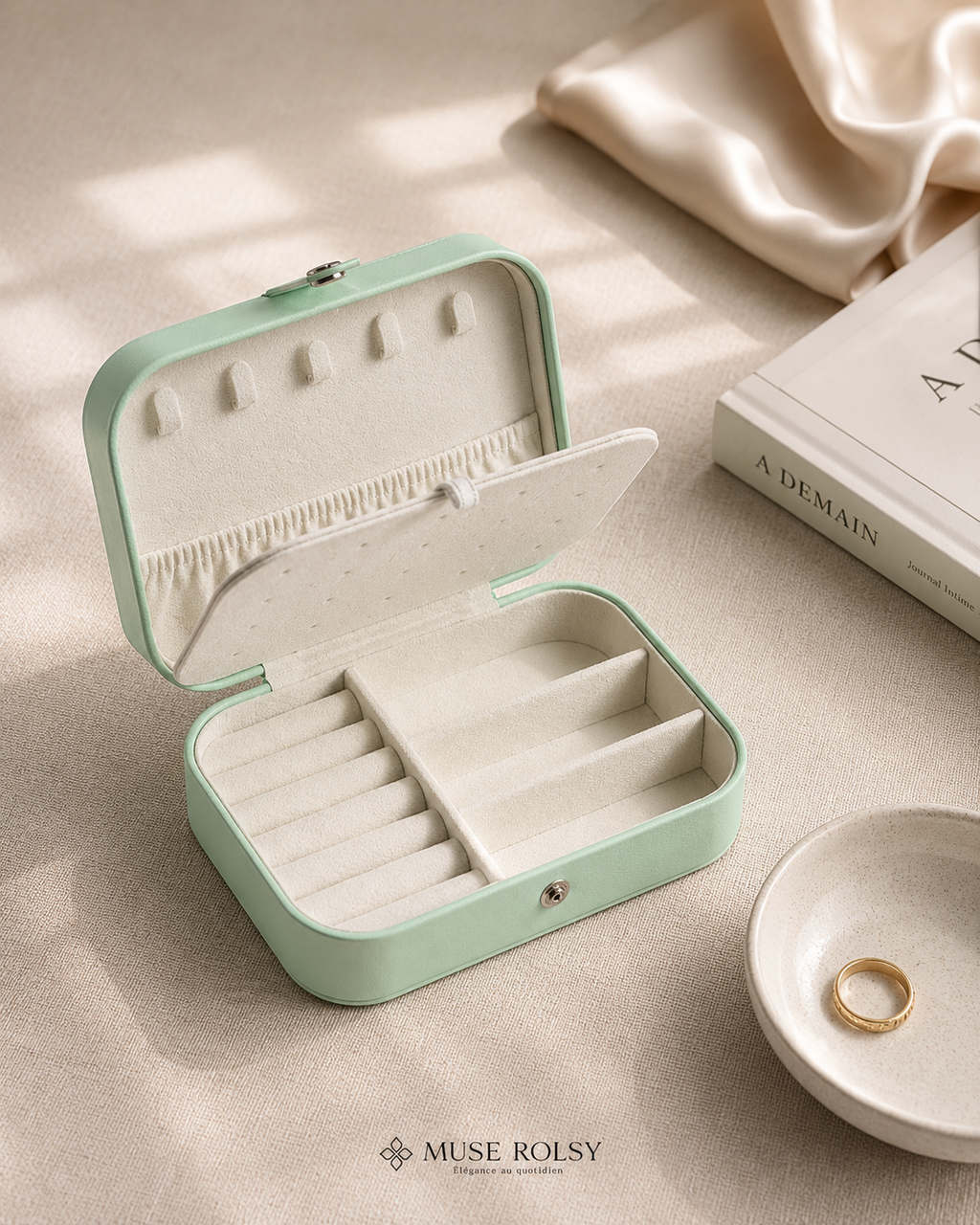 Coffret à Bijoux Nomade en Cuir