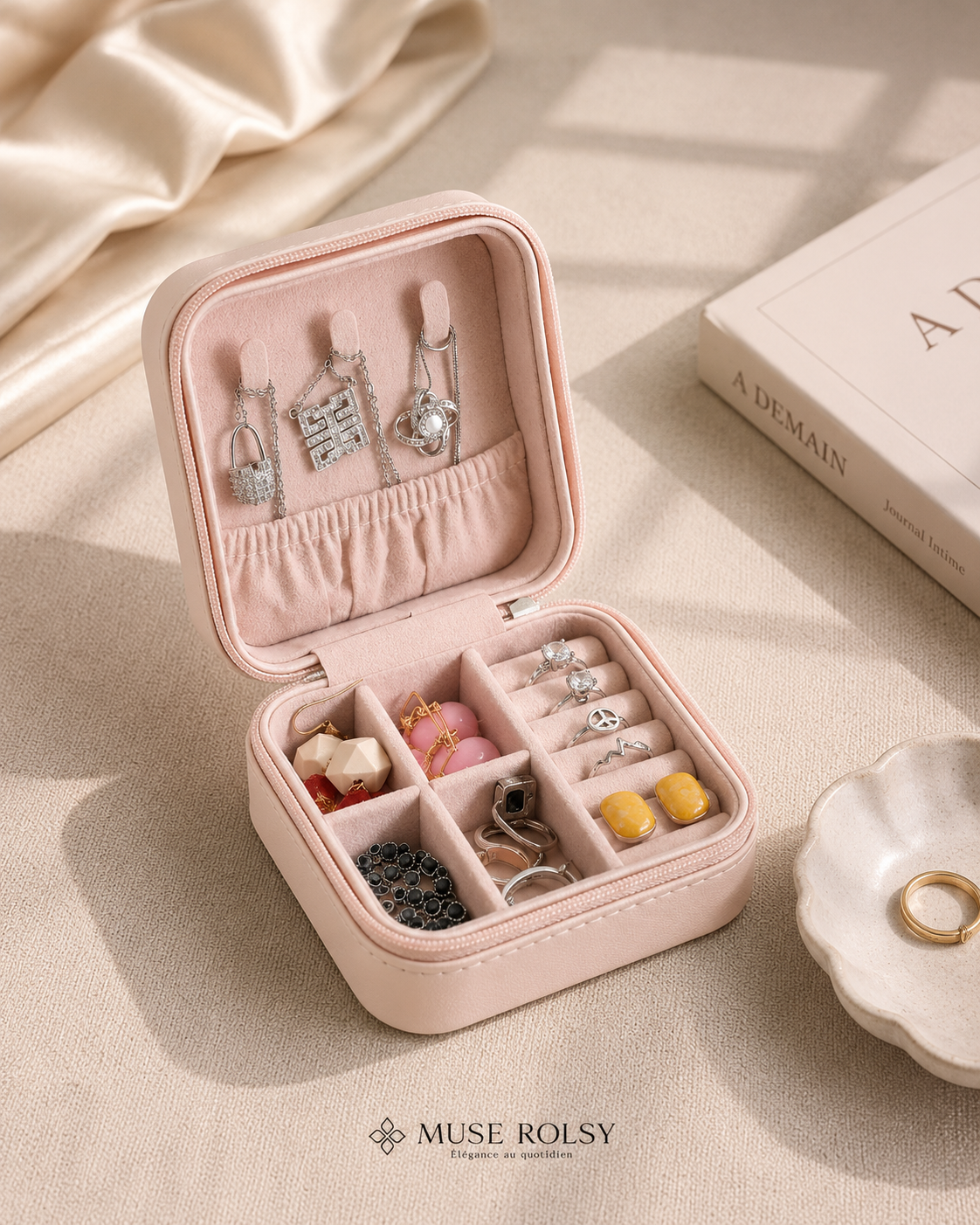 Coffret à Bijoux Nomade en Cuir