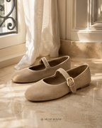 Ballerines Mary Jane en Daim