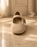 Ballerines Mary Jane en Daim