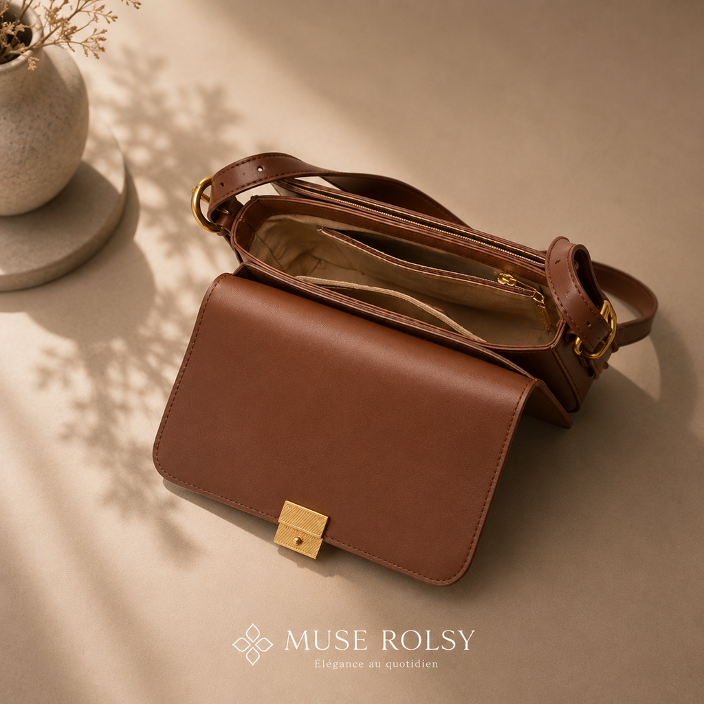 Petit Sac Bandoulière Femme en Cuir