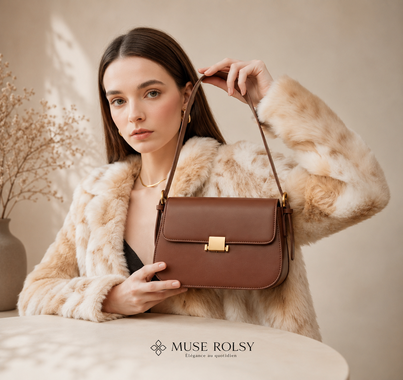 Petit Sac Bandoulière Femme en Cuir