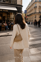 Sac Carré Minimaliste à Bandoulière