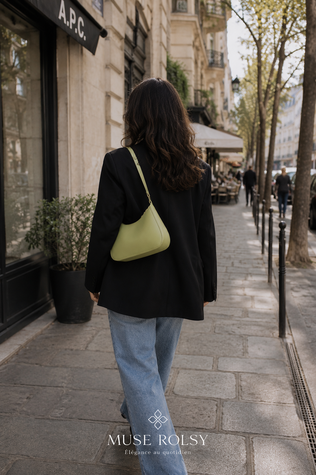 Sac Carré Minimaliste à Bandoulière