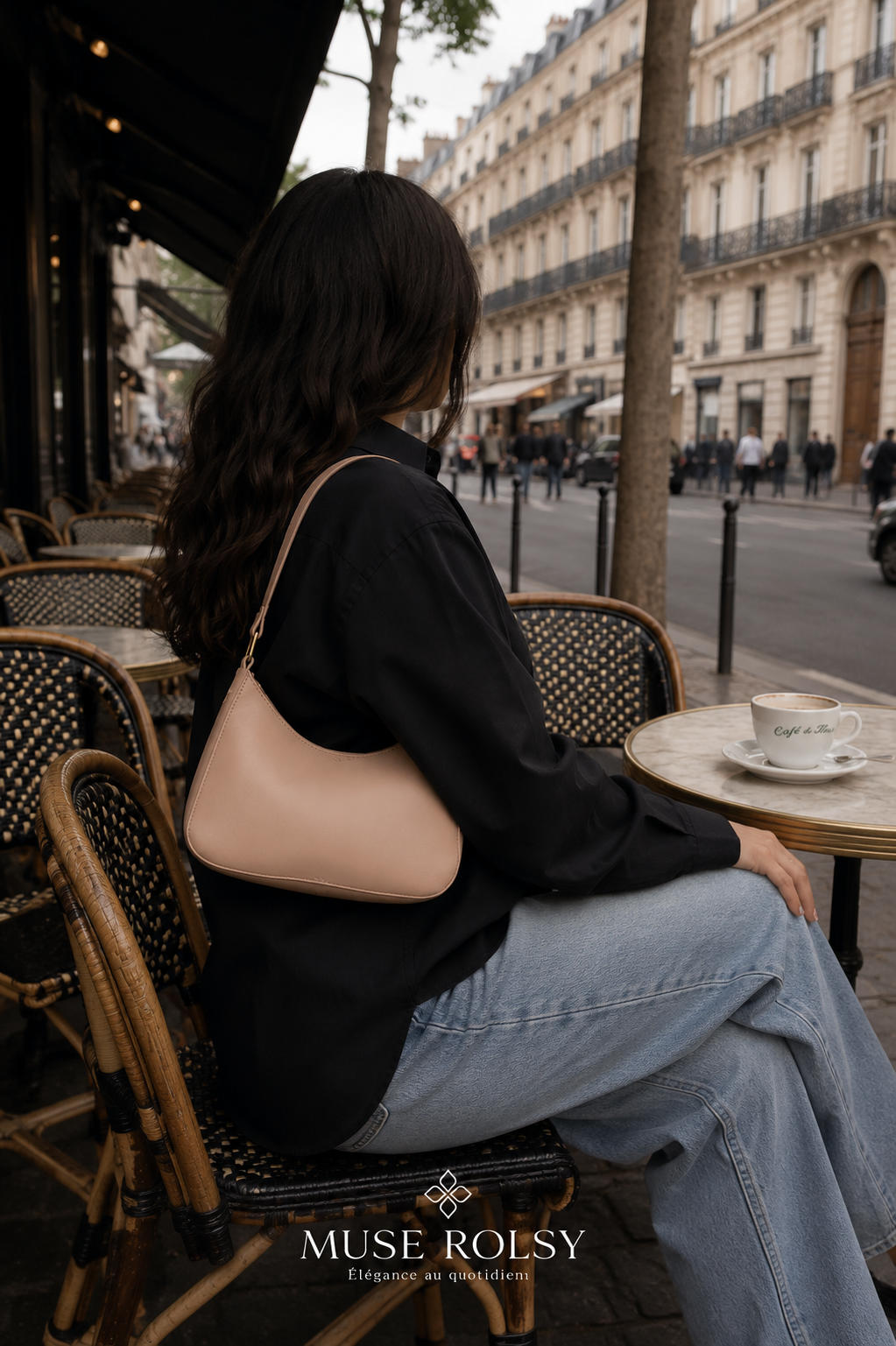 Sac Carré Minimaliste à Bandoulière