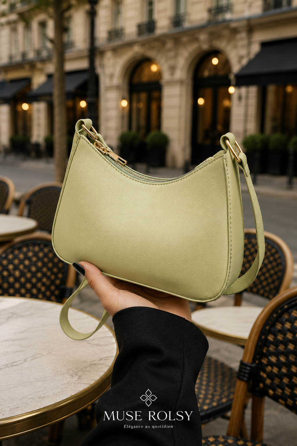 Sac Carré Minimaliste à Bandoulière