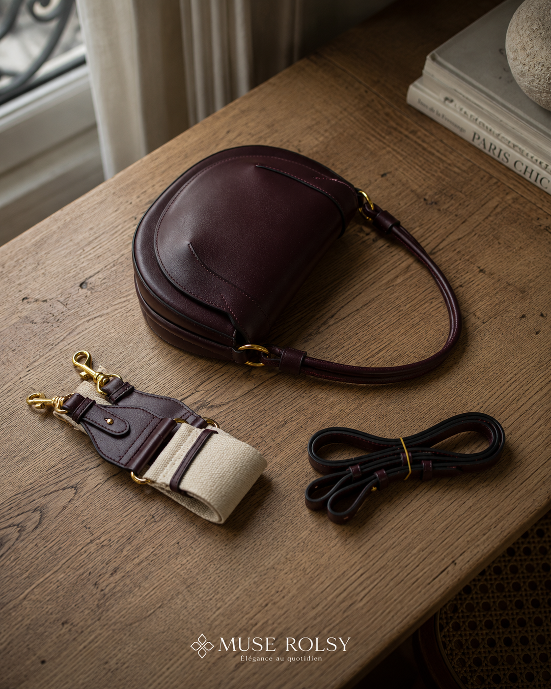 Sac Bandoulière Vintage en Cuir