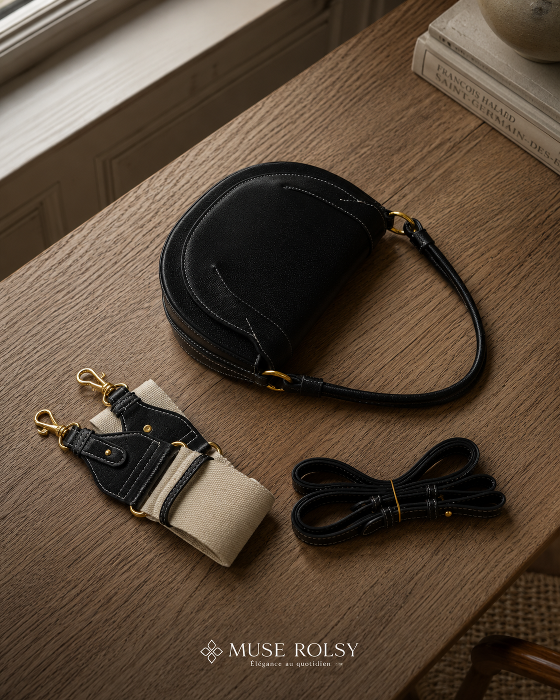 Sac Bandoulière Vintage en Cuir