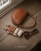 Sac Bandoulière Vintage en Cuir