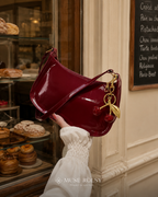 Sac Épaule Bordeaux Minimaliste