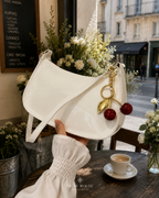 Sac Épaule Bordeaux Minimaliste