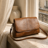 Sac Bandoulière en Cuir Ciré Vintage