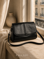 Sac Bandoulière en Cuir Ciré Vintage