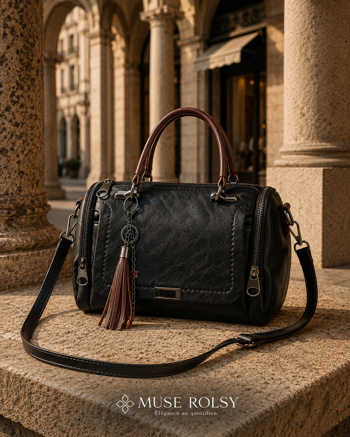 Grand Sac à Main avec Bandoulière Amovible et Réglable