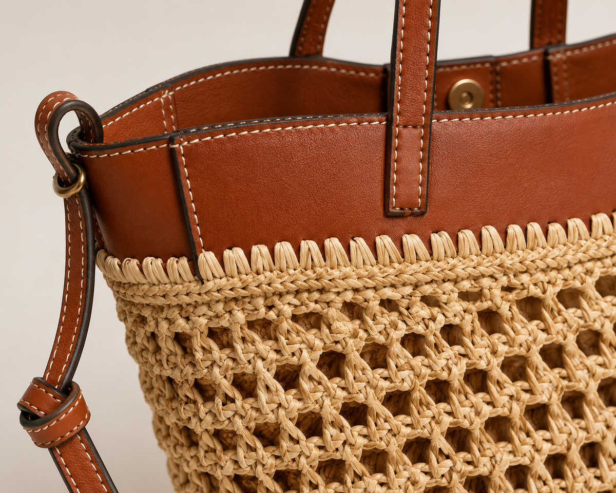 Sac Cabas en Raphia – L’Élégance Naturelle de l’Été | Muse Rolsy