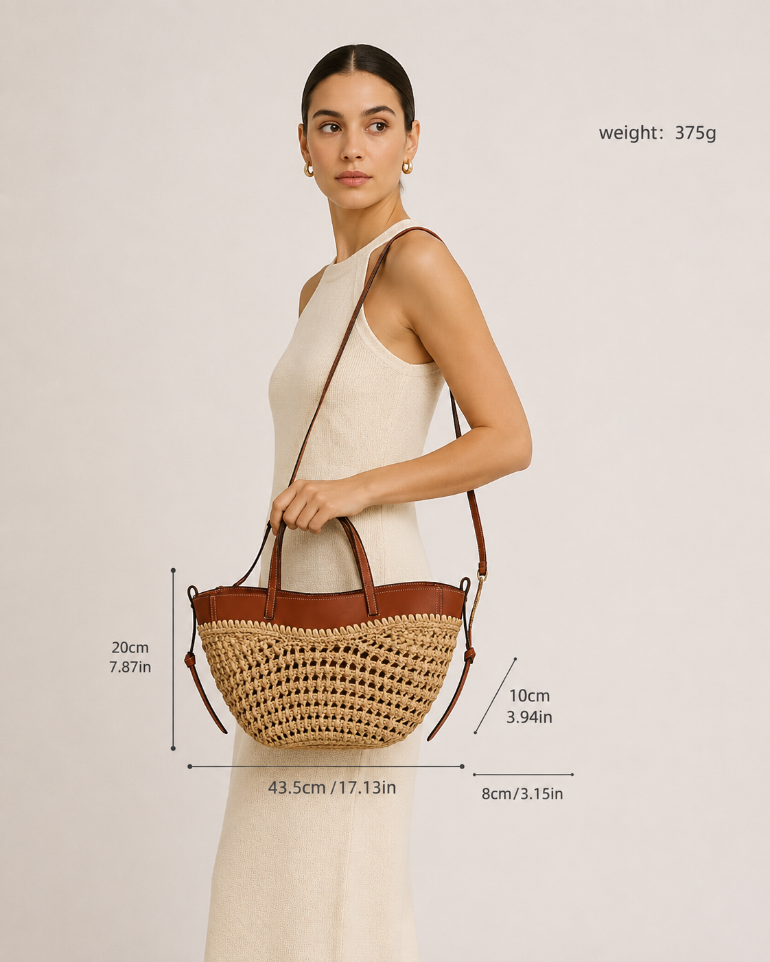 Sac Cabas en Raphia – L’Élégance Naturelle de l’Été | Muse Rolsy