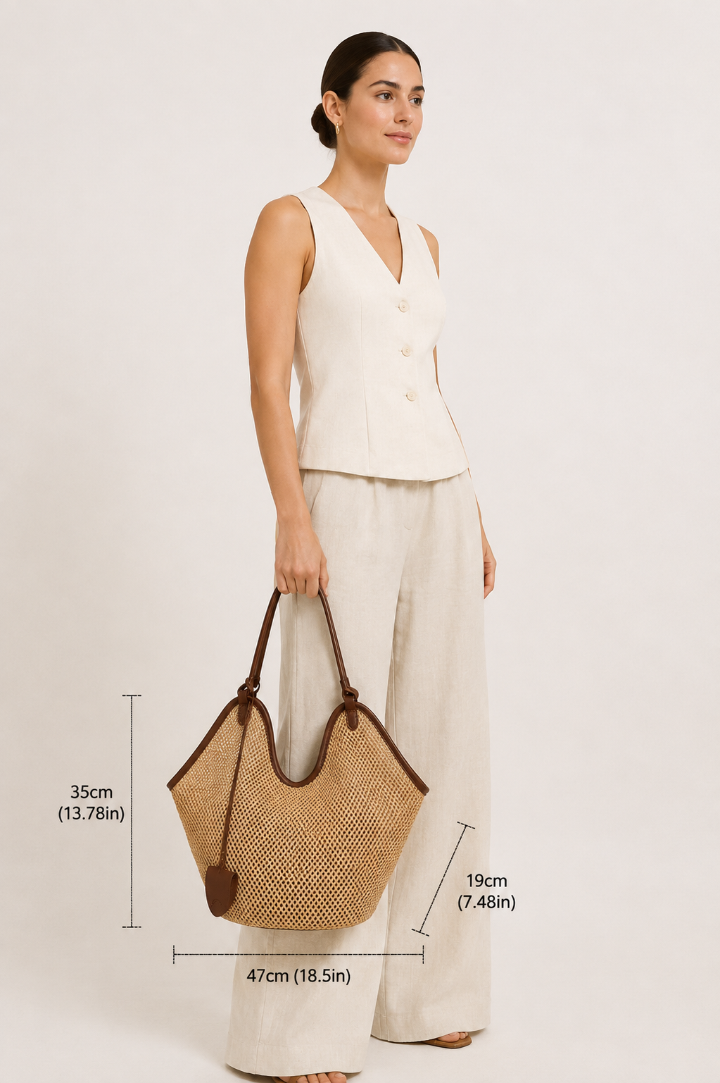 Sac Cabas Tressé