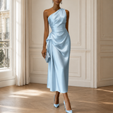 Robe en Satin Éclipse