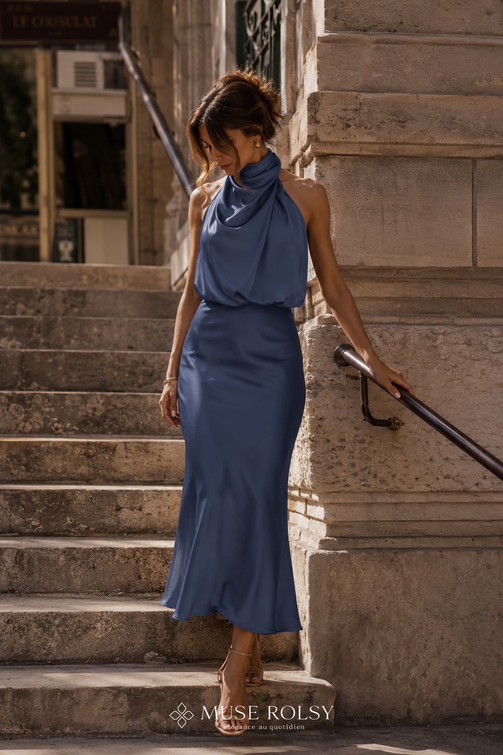 Robe en Satin Élégante