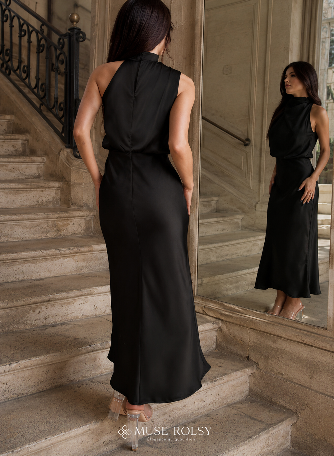 Robe en Satin Élégante