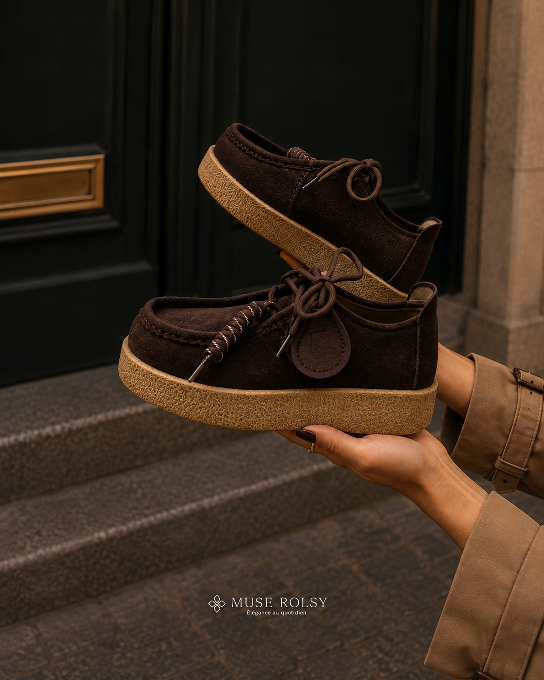 Mocassins Femme en Daim