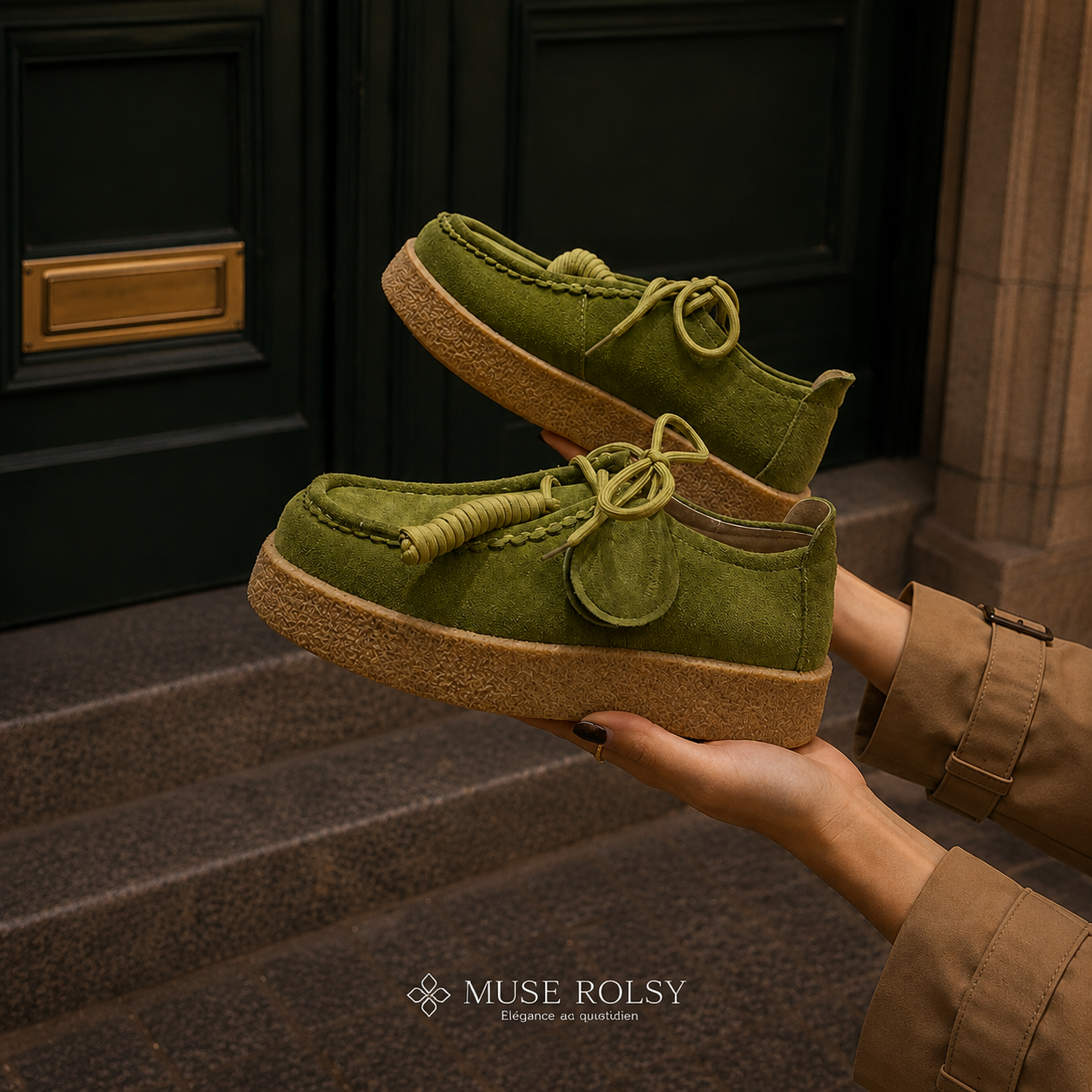 Mocassins Femme en Daim