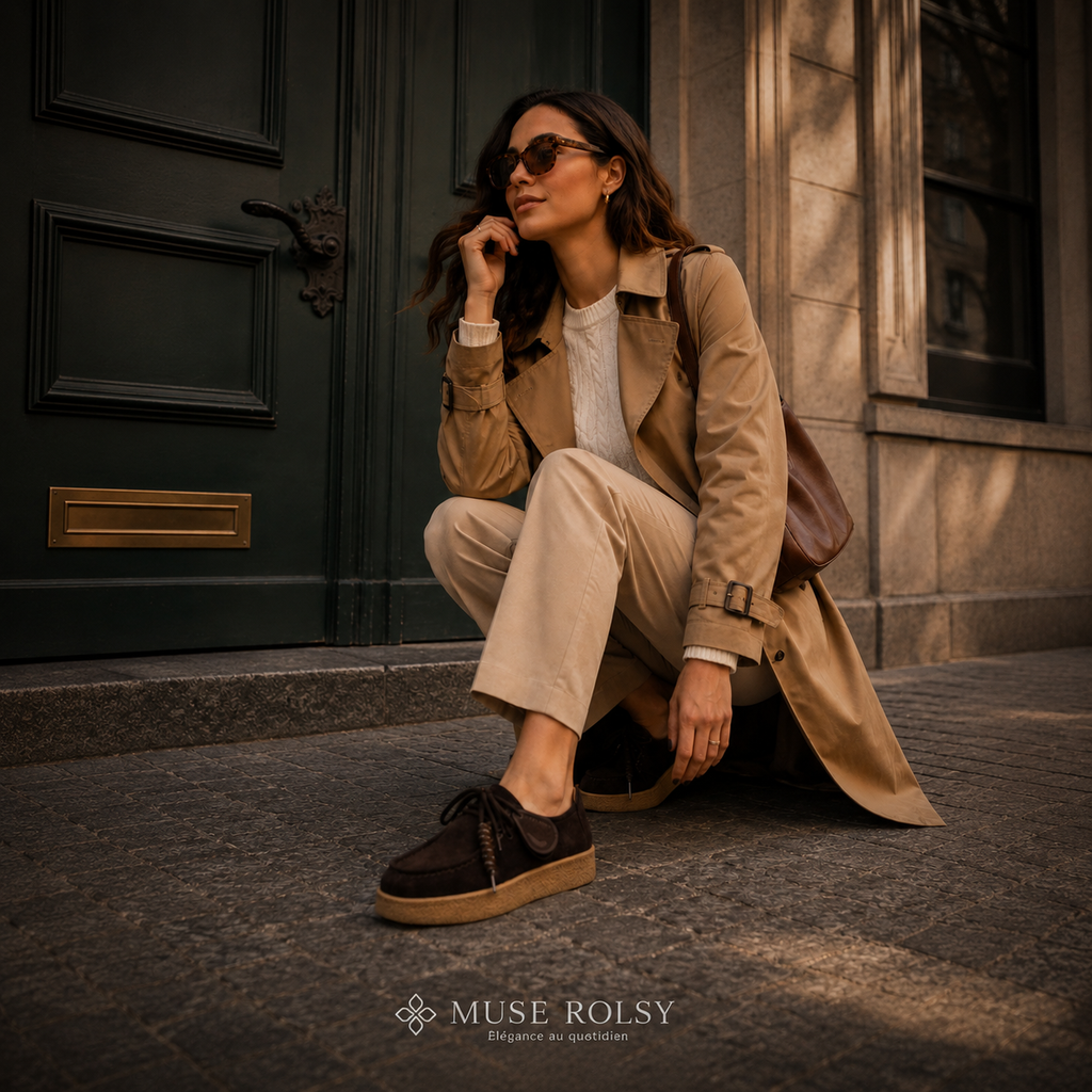 Mocassins Femme en Daim