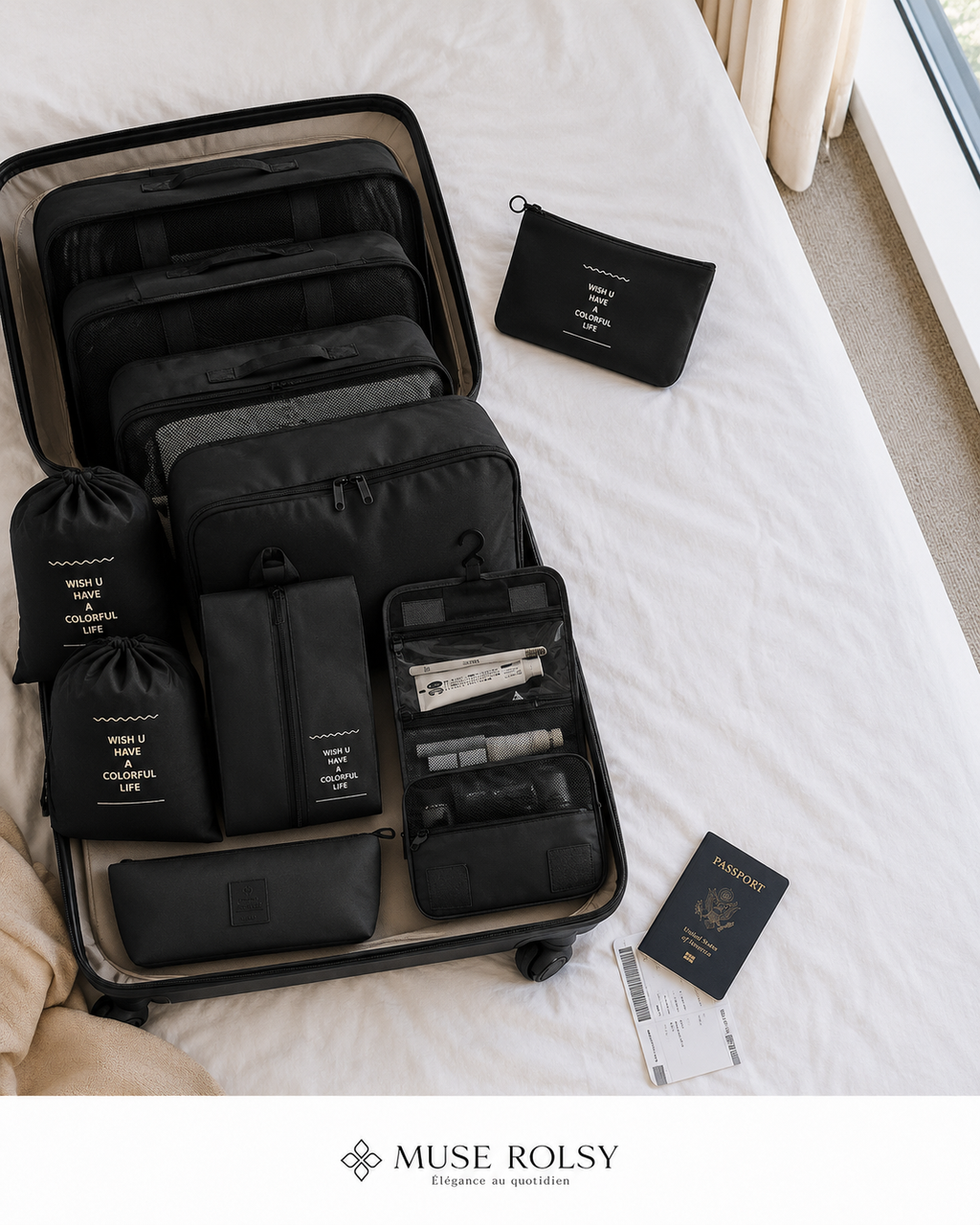 Ensemble de Rangement pour Valise