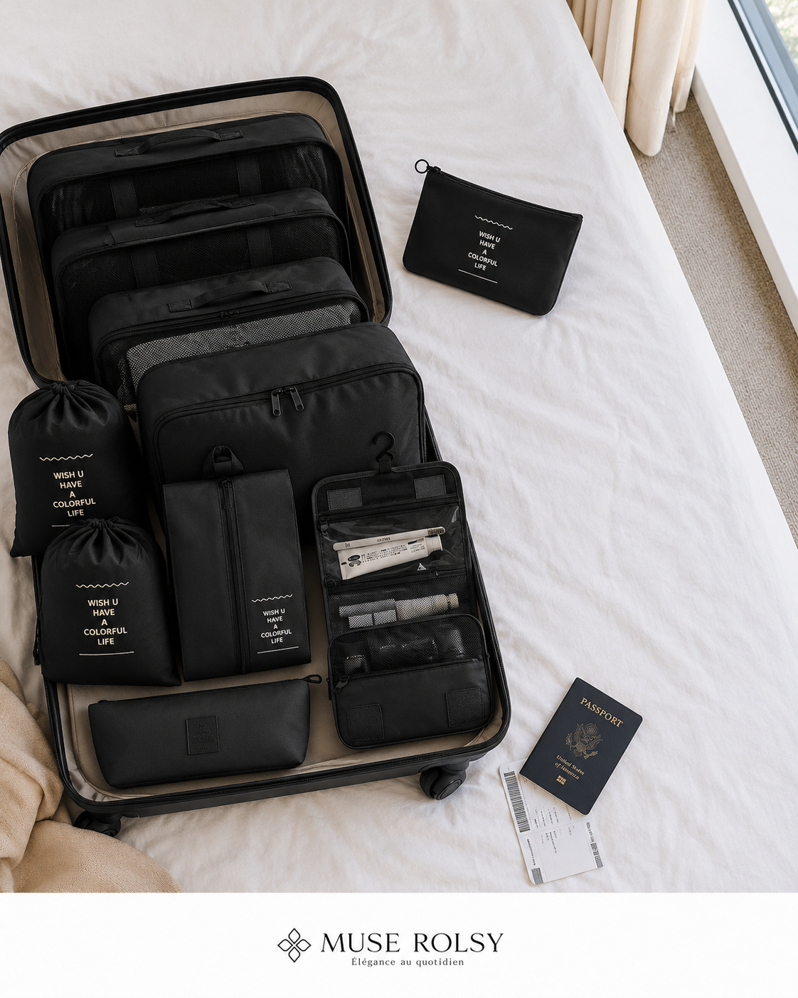 Ensemble de Rangement pour Valise