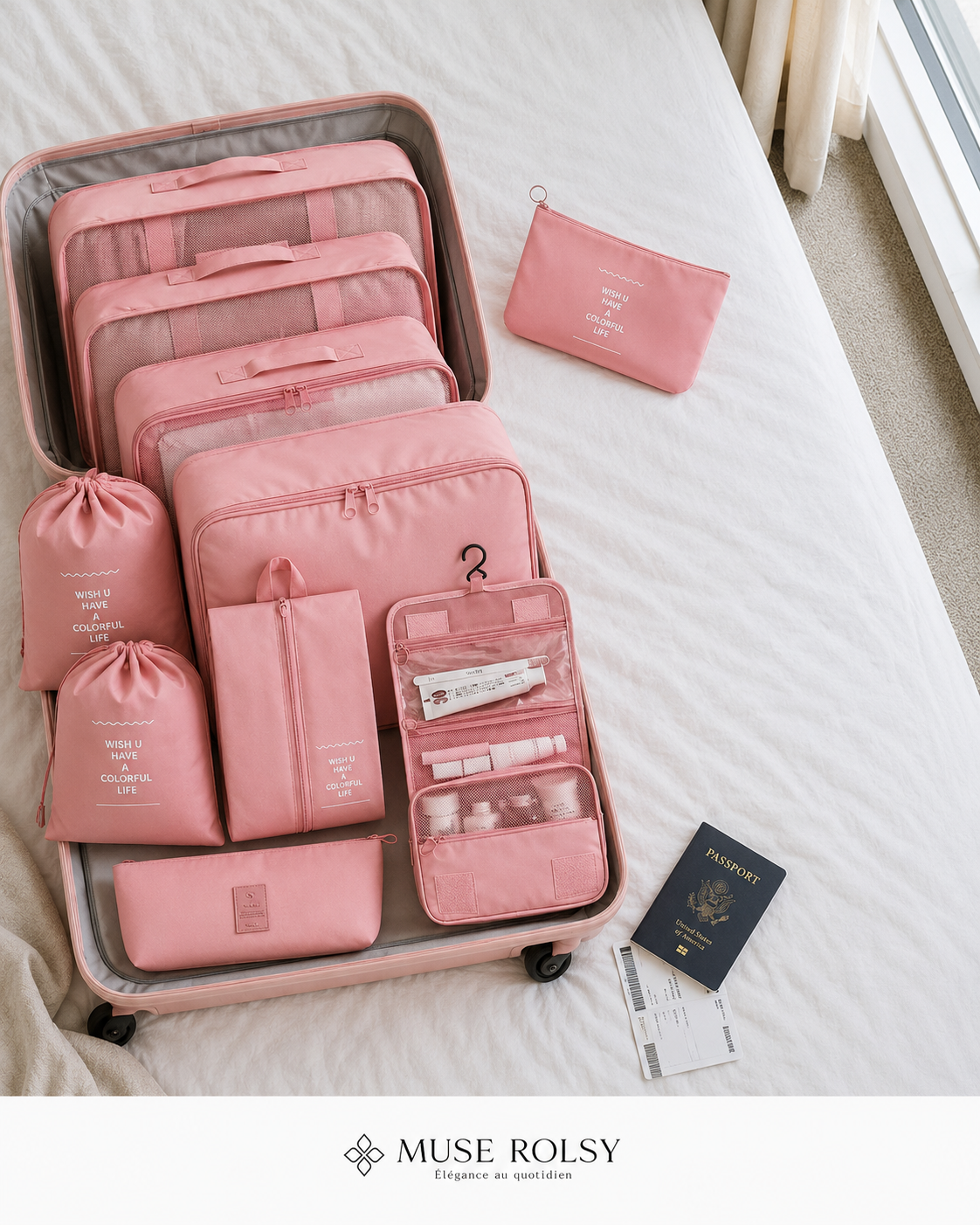 Ensemble de Rangement pour Valise