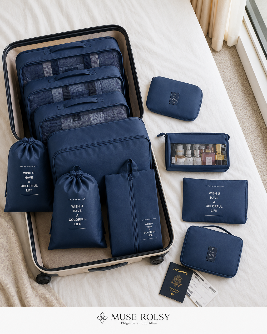 Ensemble de Rangement pour Valise