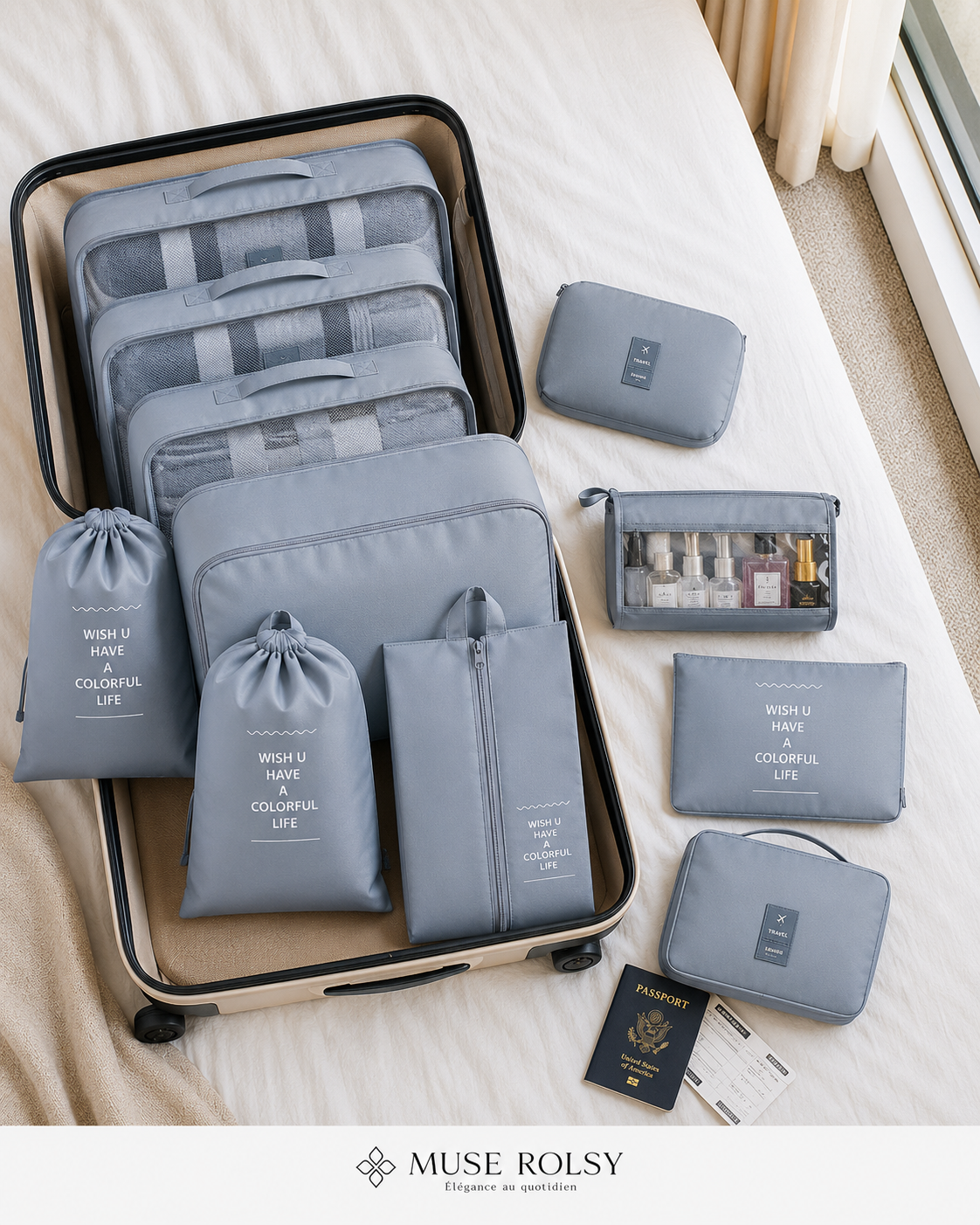 Ensemble de Rangement pour Valise