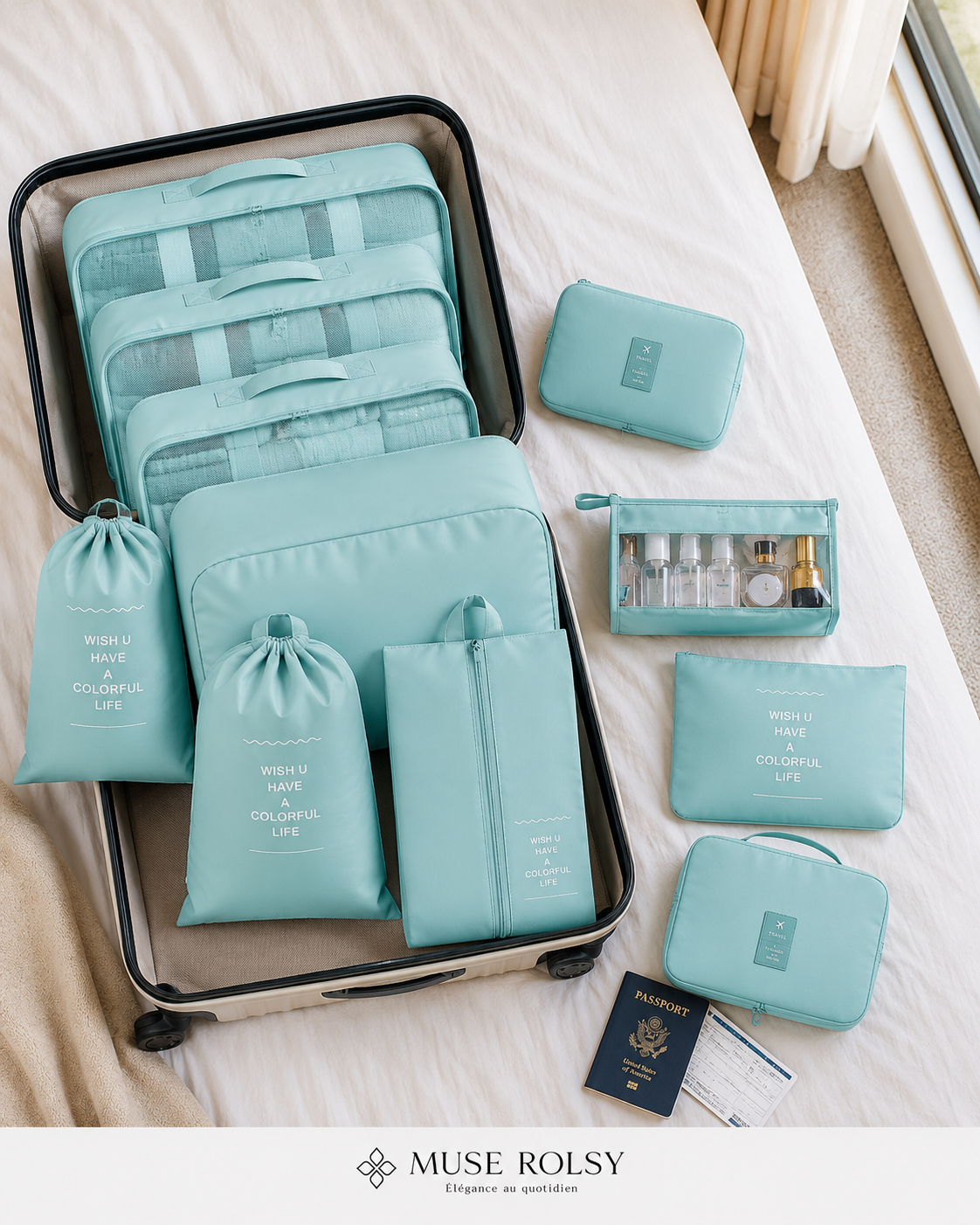 Ensemble de Rangement pour Valise