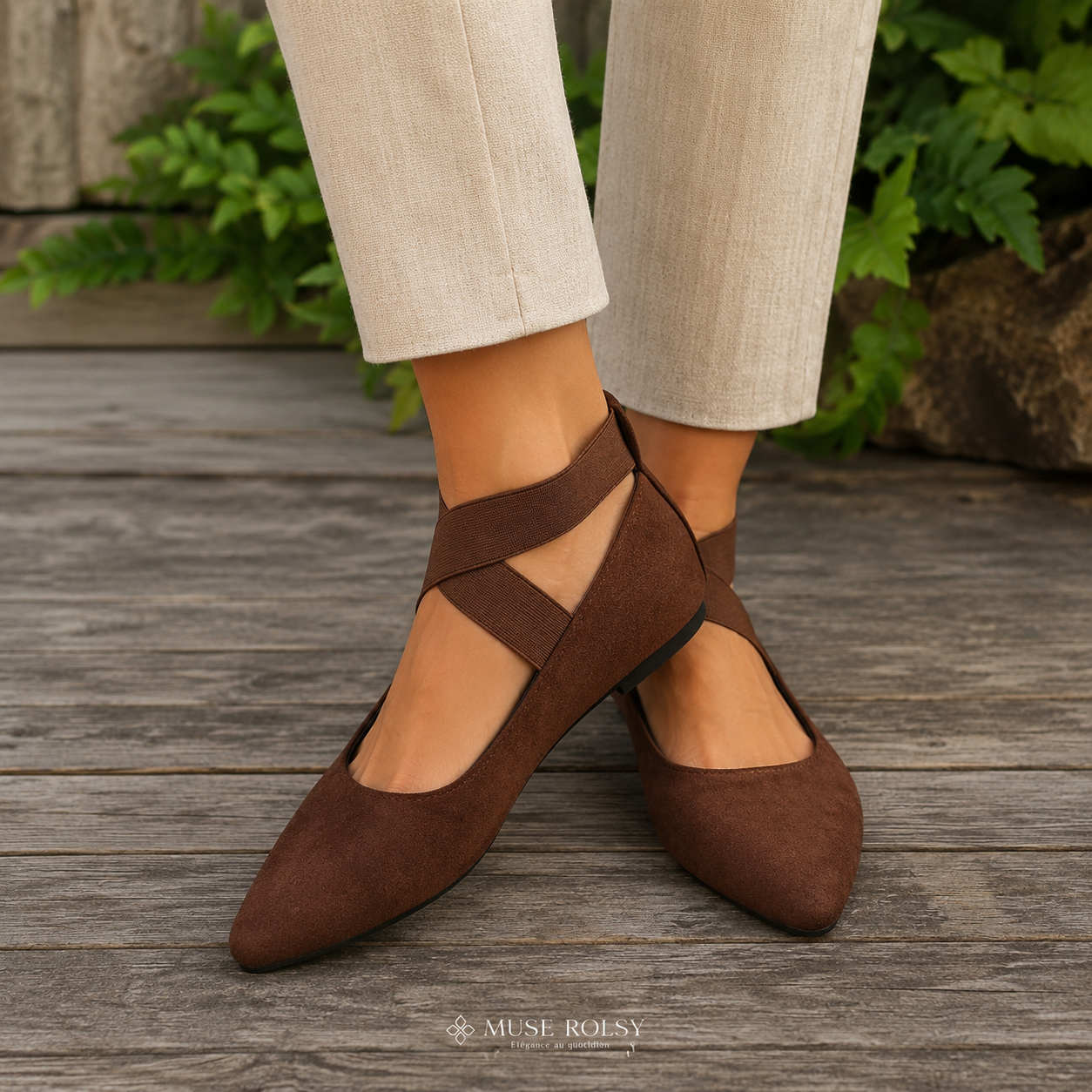 Ballerines Noires Minimalistes