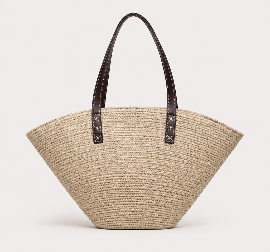 Raffia Tote Bags For Women Straw Crochet Bucket Shoulder Bags Large Capacity Shopper Totes 2026 Summer Latest Designer Handbags