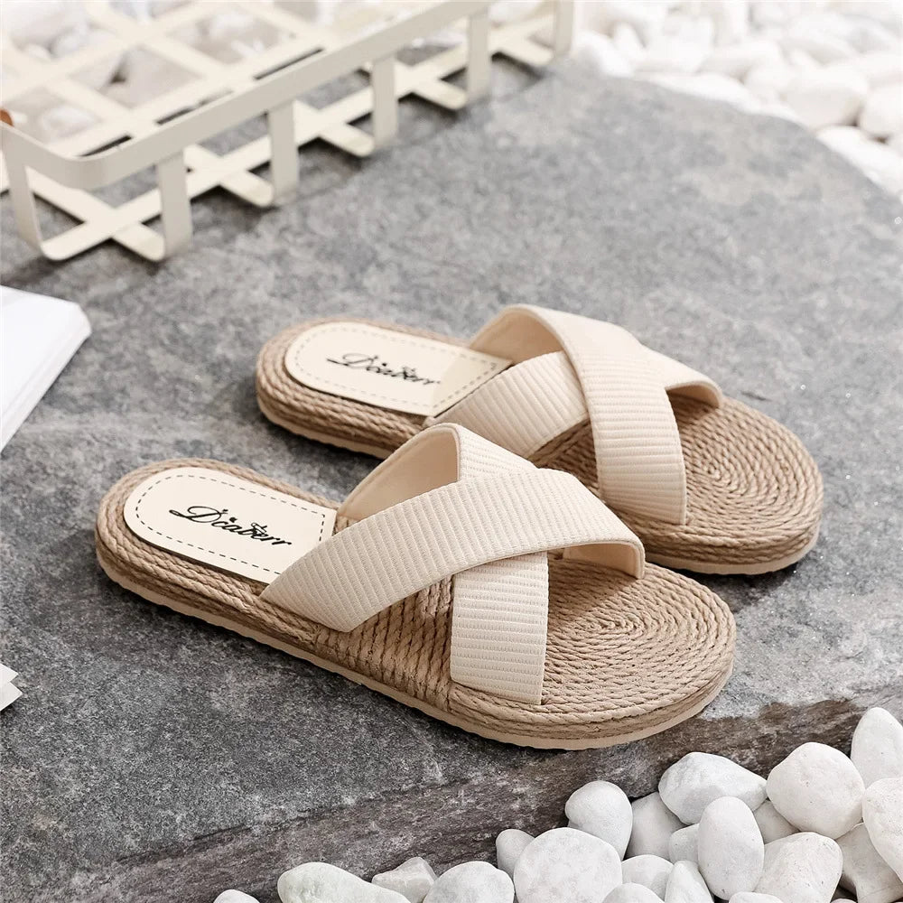 Sandales Femme à Brides Croisées