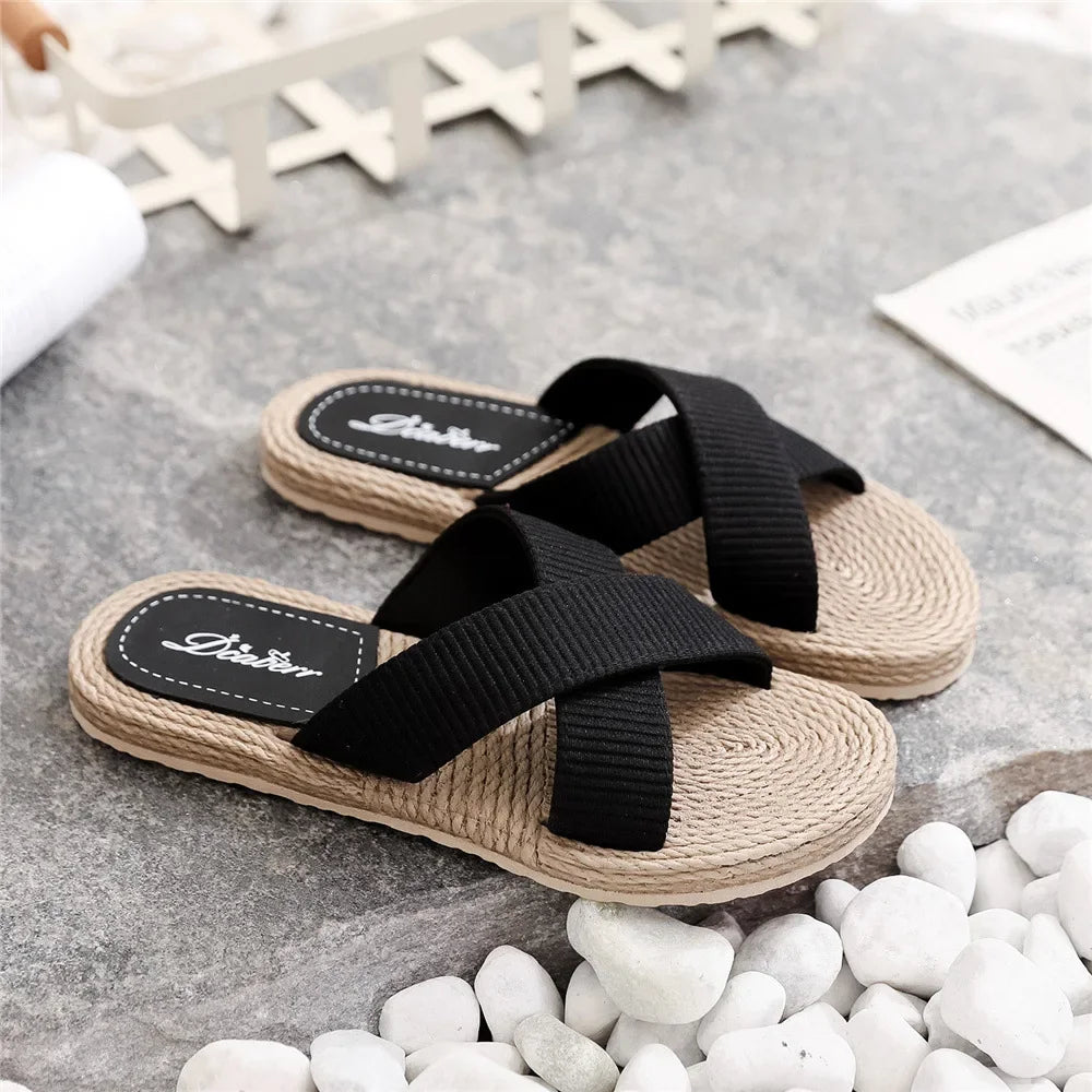 Sandales Femme à Brides Croisées